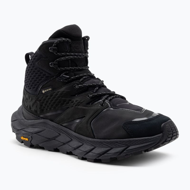 Stivali da trekking da uomo HOKA Anacapa Mid GTX nero/nero