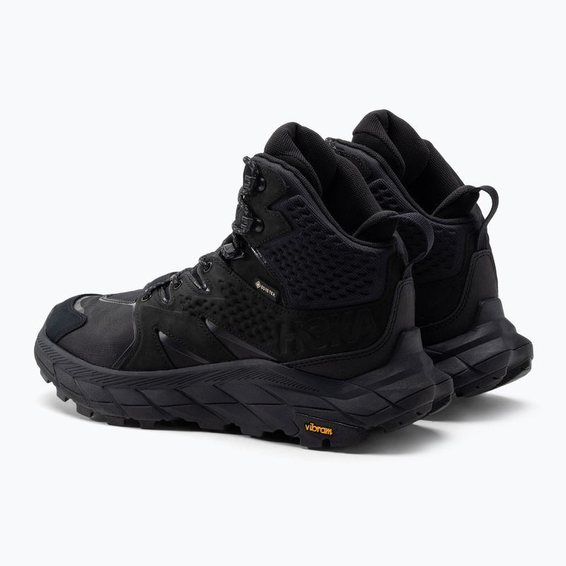 Stivali da trekking da uomo HOKA Anacapa Mid GTX nero/nero 3