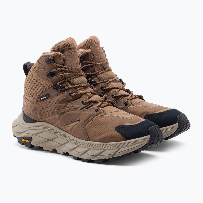 Scarpe da trekking da uomo HOKA Anacapa Mid GTX otter/nero 5