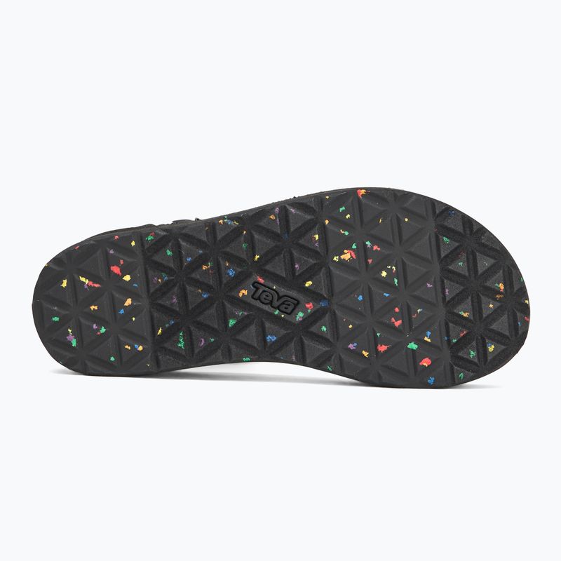 Sandali Teva Midform Universal Pride nero arcobaleno da donna 4