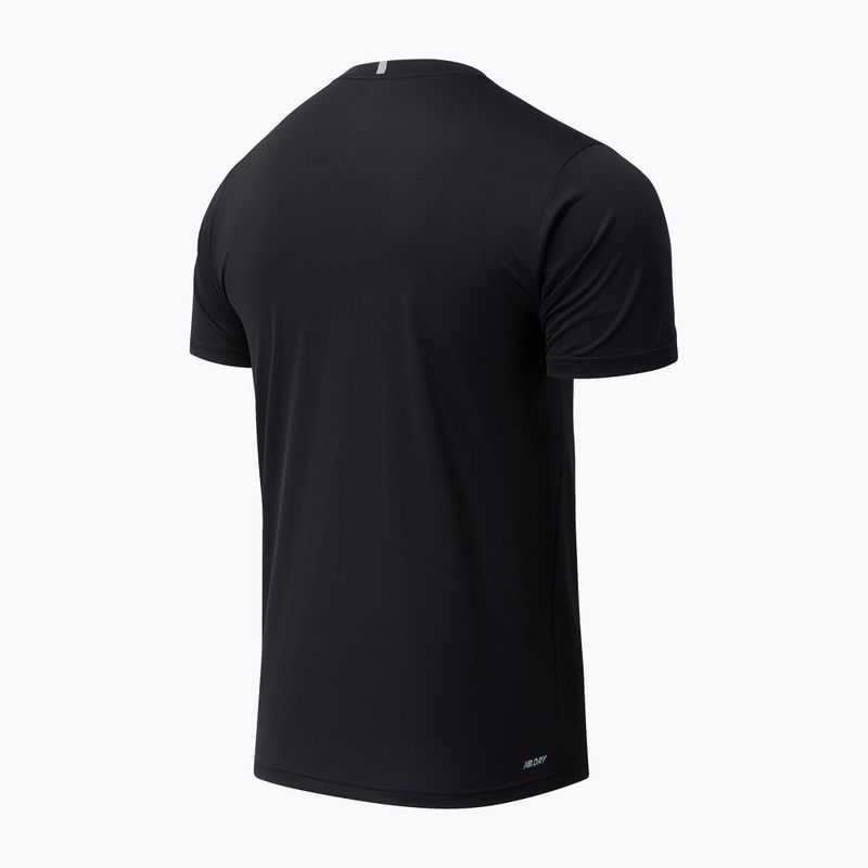 Maglietta New Balance Core Run da uomo, nero 6