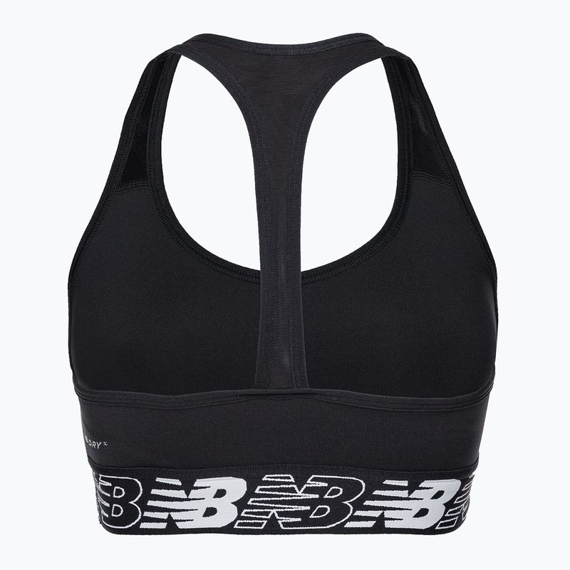 Reggiseno fitness New Balance Pace Bra 3.0 nero 7