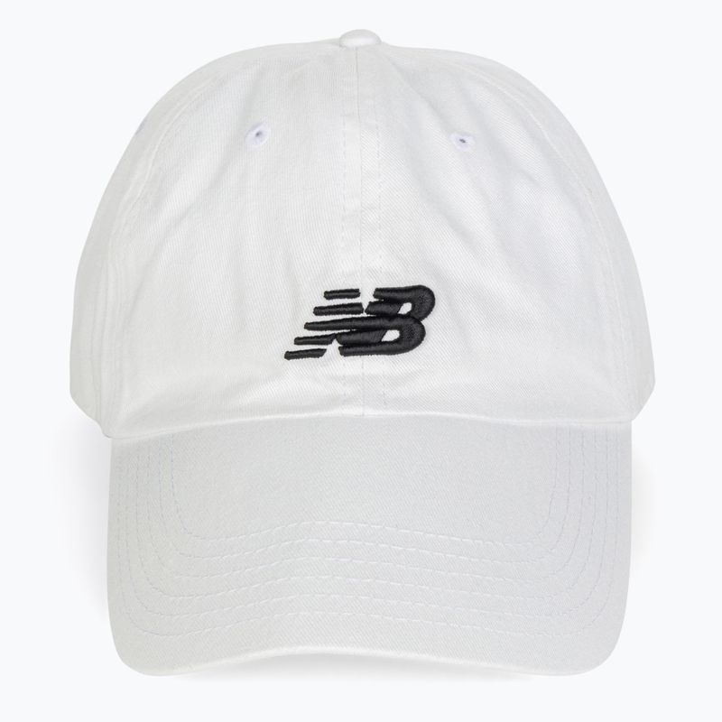 Cappello da baseball New Balance Classic a tesa curva bianco 4