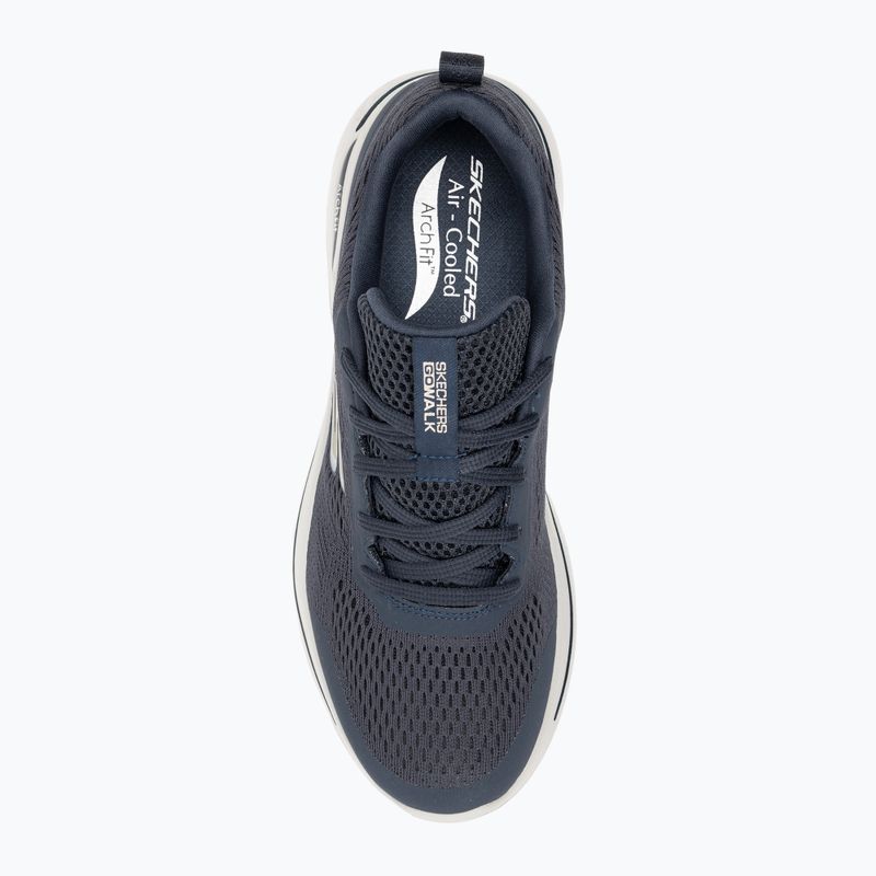 Scarpe SKECHERS Go Walk Arch Fit Idyllic da uomo, blu/bianco/oro 6