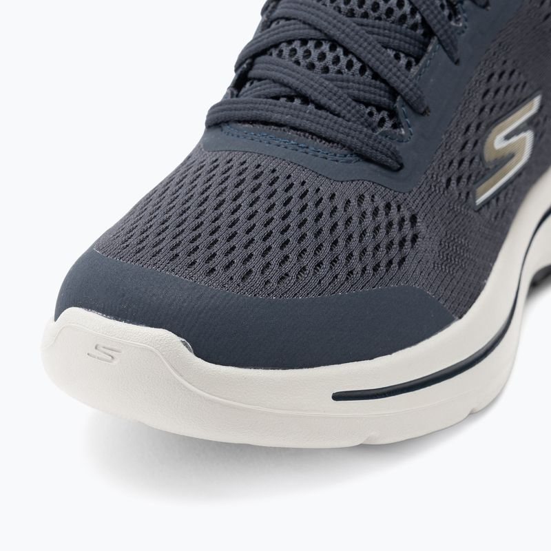 Scarpe SKECHERS Go Walk Arch Fit Idyllic da uomo, blu/bianco/oro 8