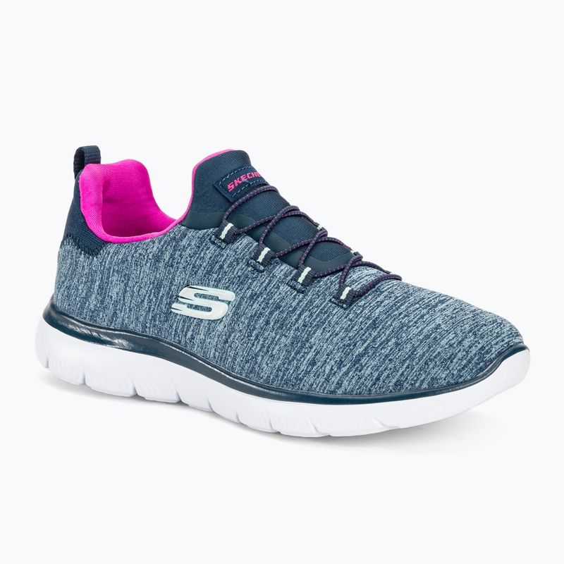 Scarpe SKECHERS Summits Quick Getaway da donna in blu/rosa