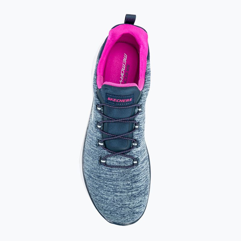 Scarpe SKECHERS Summits Quick Getaway da donna in blu/rosa 6