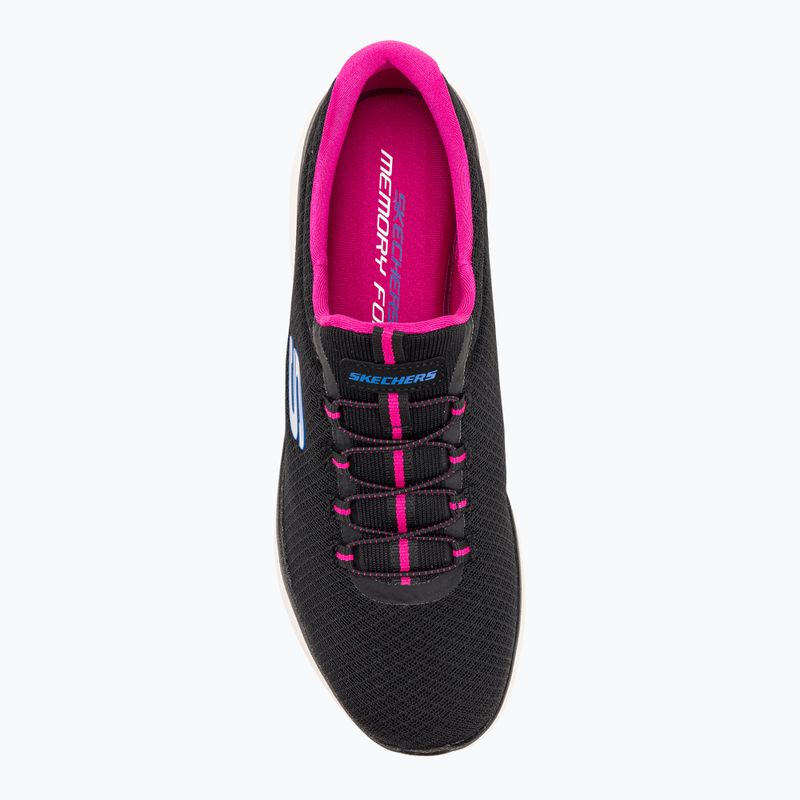 SKECHERS scarpe donna Summits nero/rosa 6