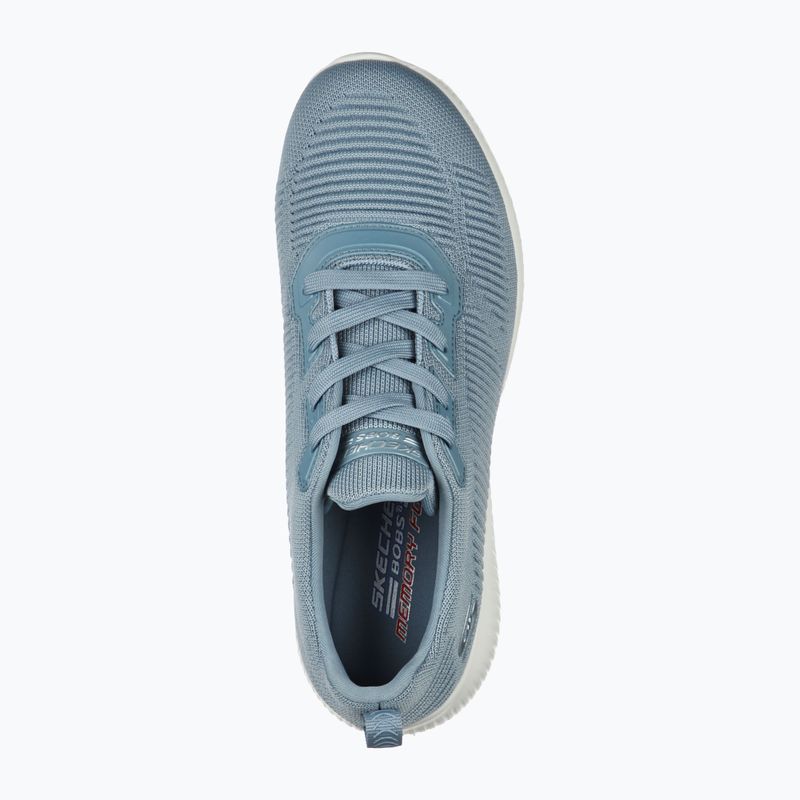 Scarpe SKECHERS Bobs Sport Squad Tough Talk donna blu chiaro 10