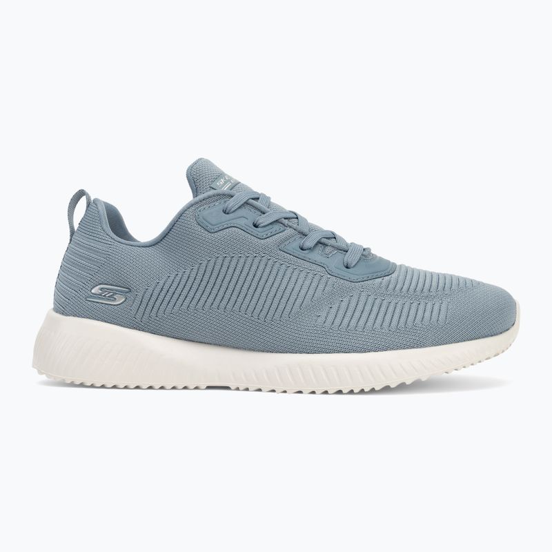 Scarpe SKECHERS Bobs Sport Squad Tough Talk donna blu chiaro 2
