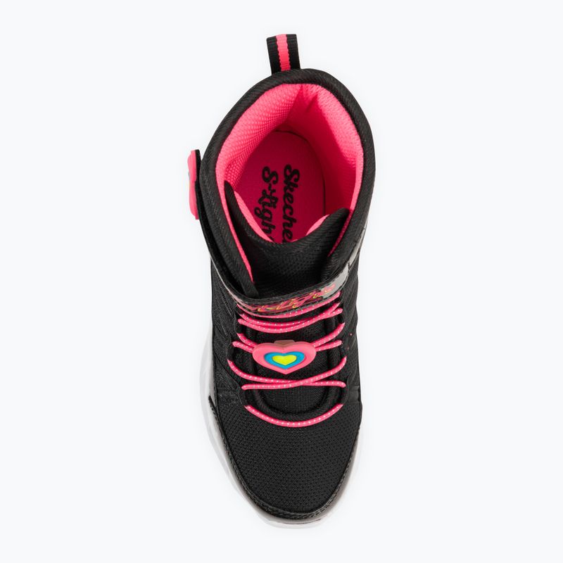 SKECHERS Sweetheart Lights Love To Shine - scarpe per bambini nero/rosa 6