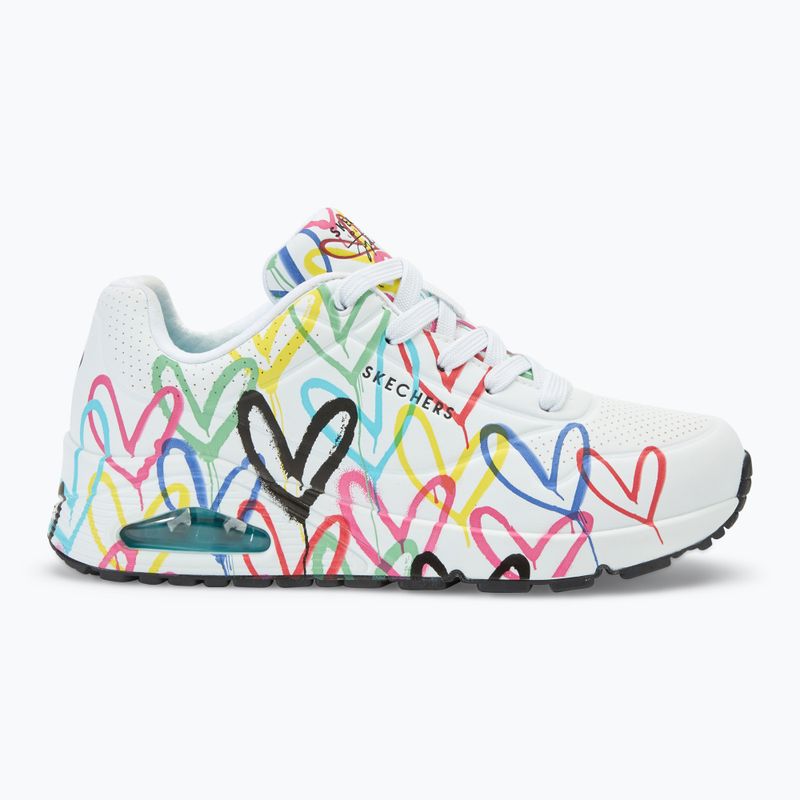 SKECHERS scarpe da donna JGoldcrown Uno Spread The Love bianco/multicolore 2