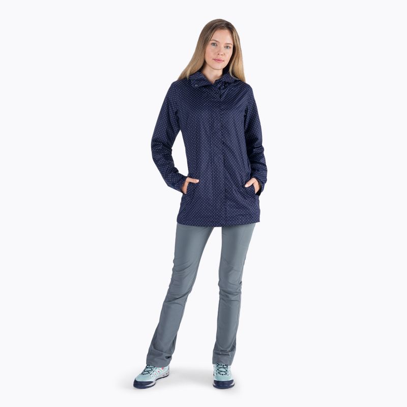 Columbia Splash A Little II giacca da pioggia da donna con stampa a pois spaziali notturni 6