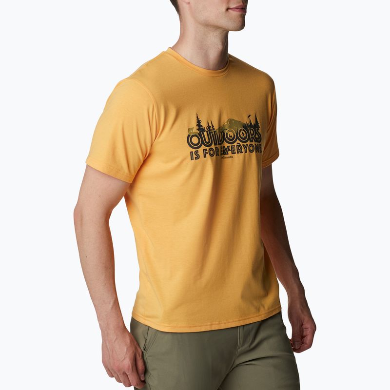 Columbia Sun Trek mango/tutto per l'outdoor grafica camicia da trekking da uomo 3