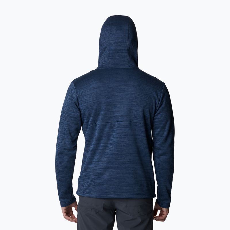 Felpa da trekking Columbia Maxtrail II da uomo, colore navy heather collegiale 3