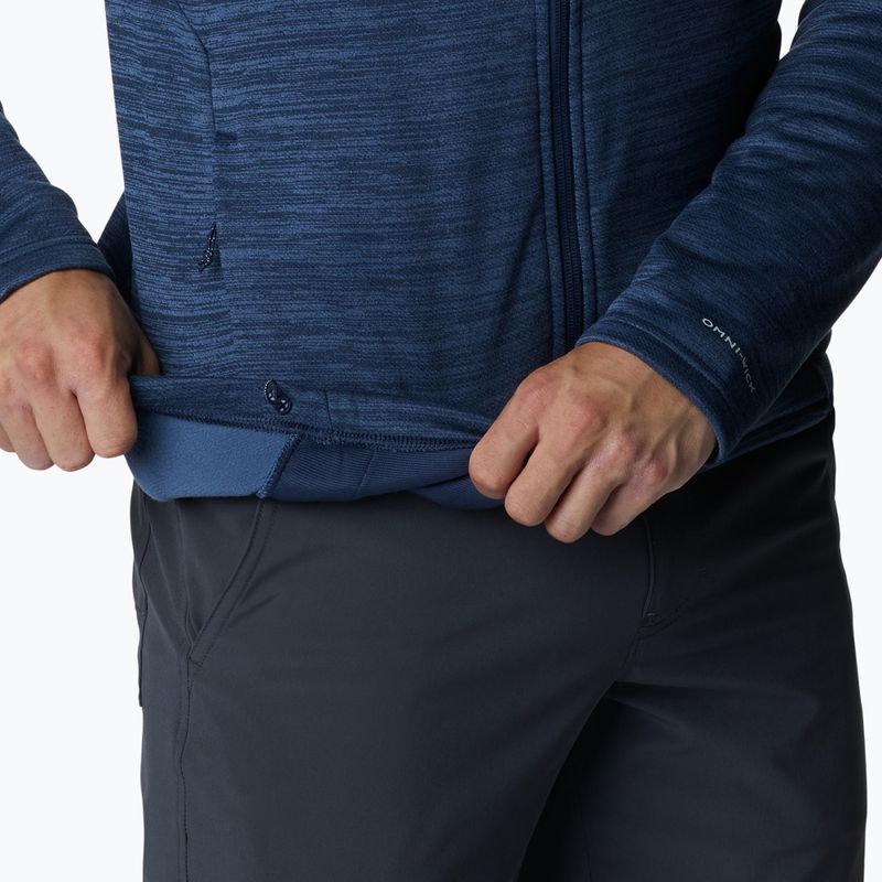 Felpa da trekking Columbia Maxtrail II da uomo, colore navy heather collegiale 7