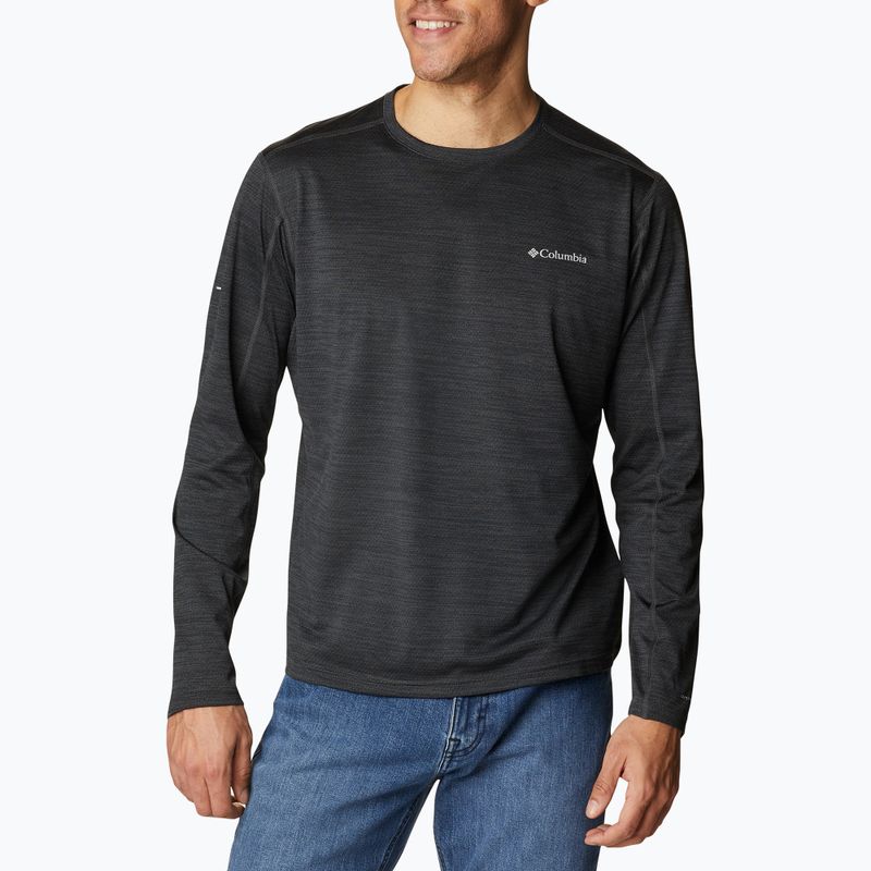 Columbia Alpine Chill Zero Uomo manica lunga da trekking in erica nera