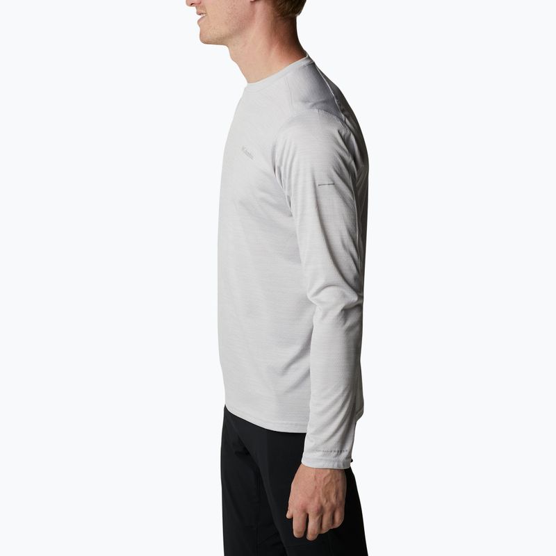 Columbia Alpine Chill Zero Uomo manica lunga da trekking in erica bianca