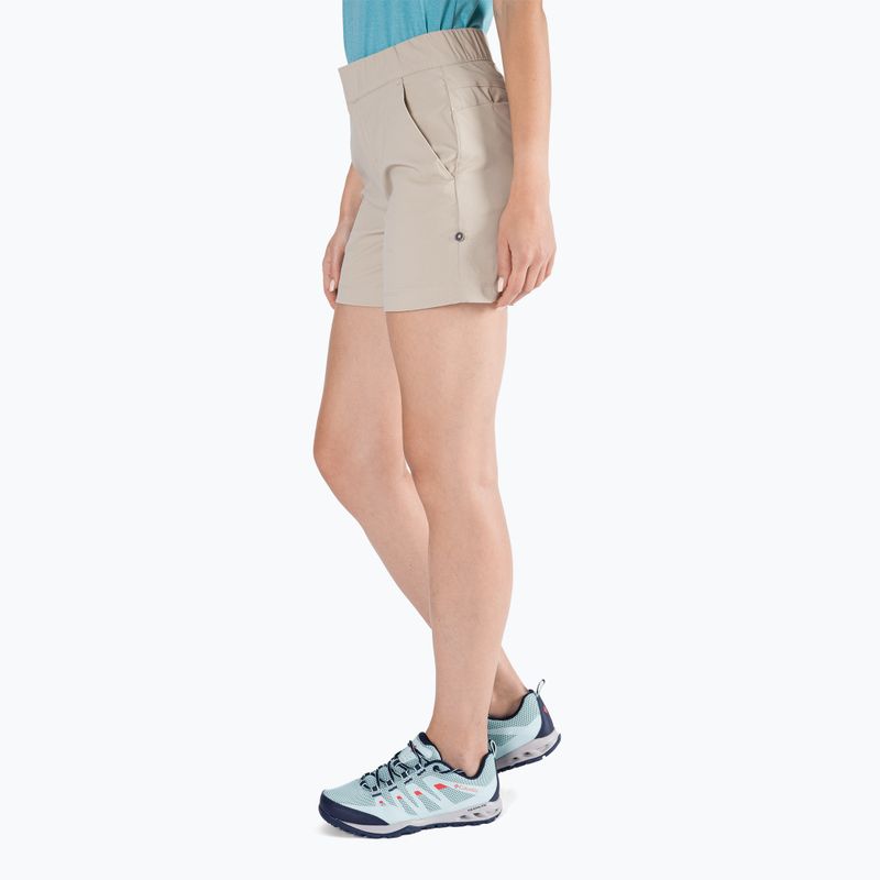Pantaloncini da trekking Columbia Firwood Camp II ancient fossil da donna 4