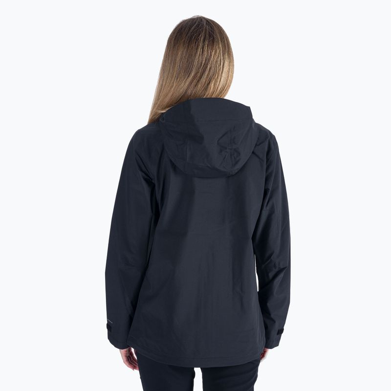 Giacca da pioggia Columbia Earth Explorer donna nero 3