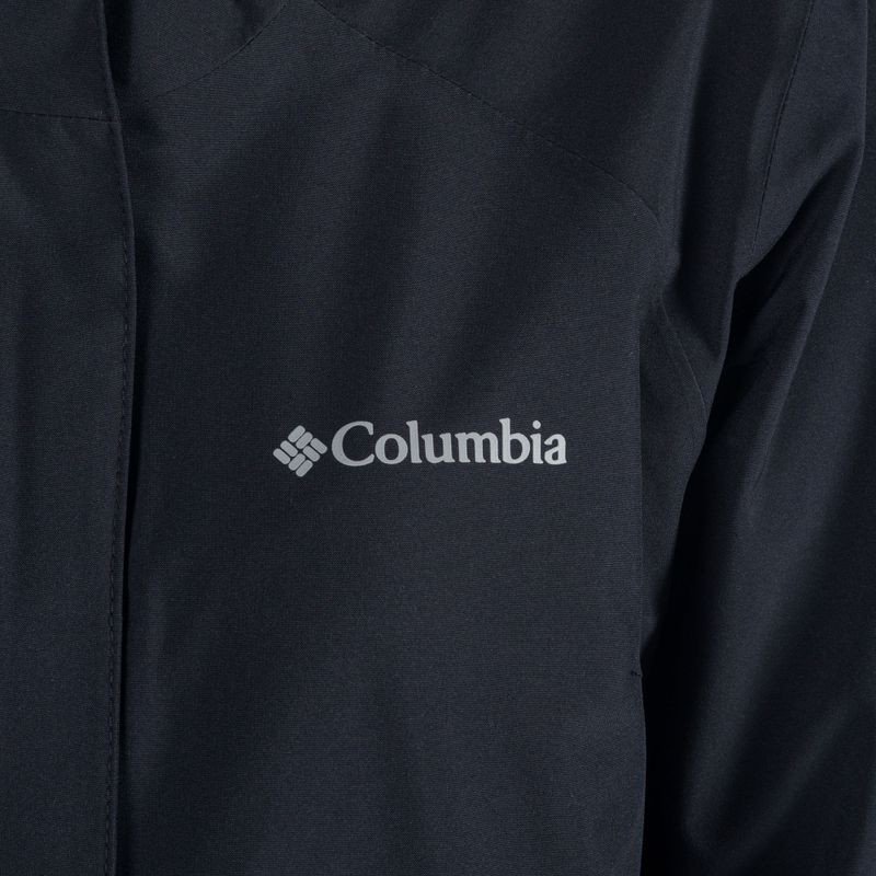 Giacca da pioggia Columbia Earth Explorer donna nero 6
