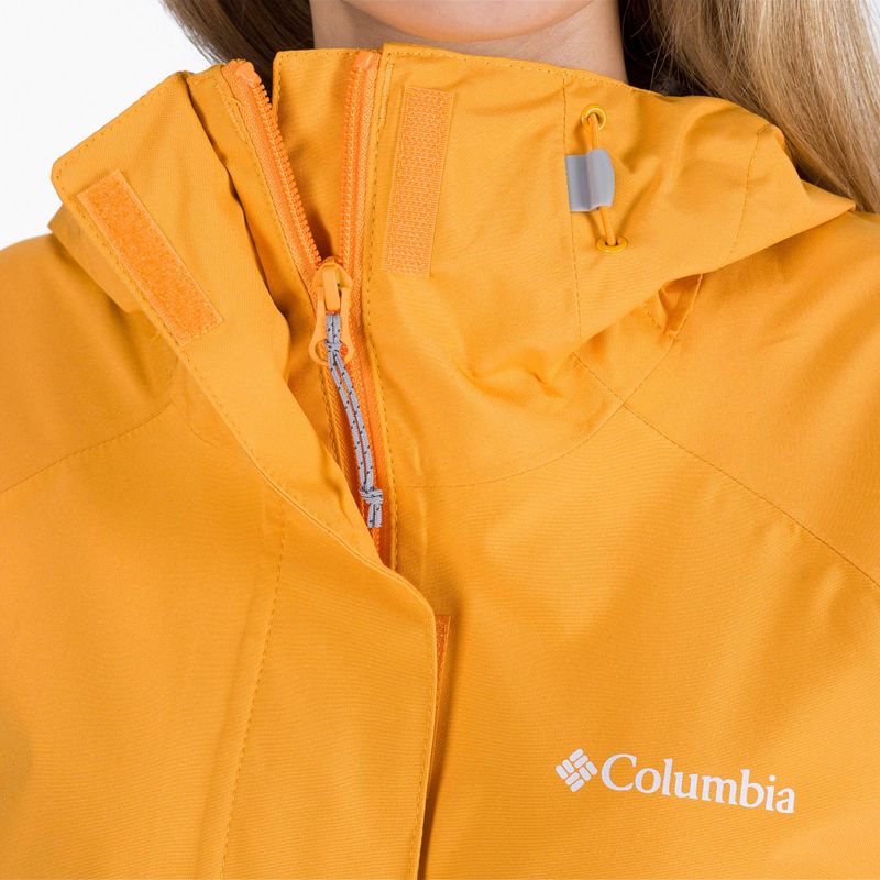 Giacca da pioggia Columbia Earth Explorer donna mango 5