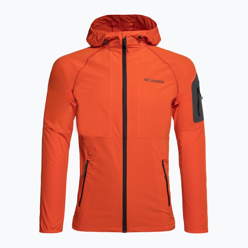 Giacca Softshell con cappuccio Columbia Tall Heights Uomo rosso quarzo 7