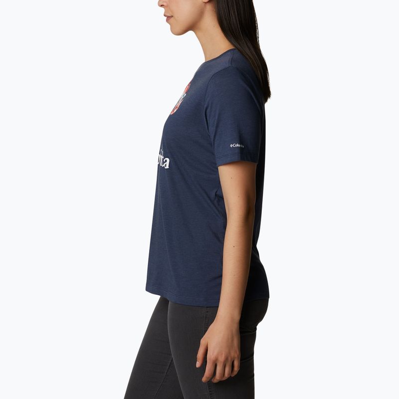Columbia Bluebird Day Relaxed maglia da trekking da donna erica notturna/flora lacustre 3