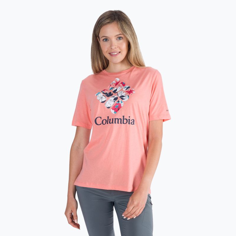 Columbia Bluebird Day Relaxed maglia da trekking donna erica barriera corallina/flora lacustre