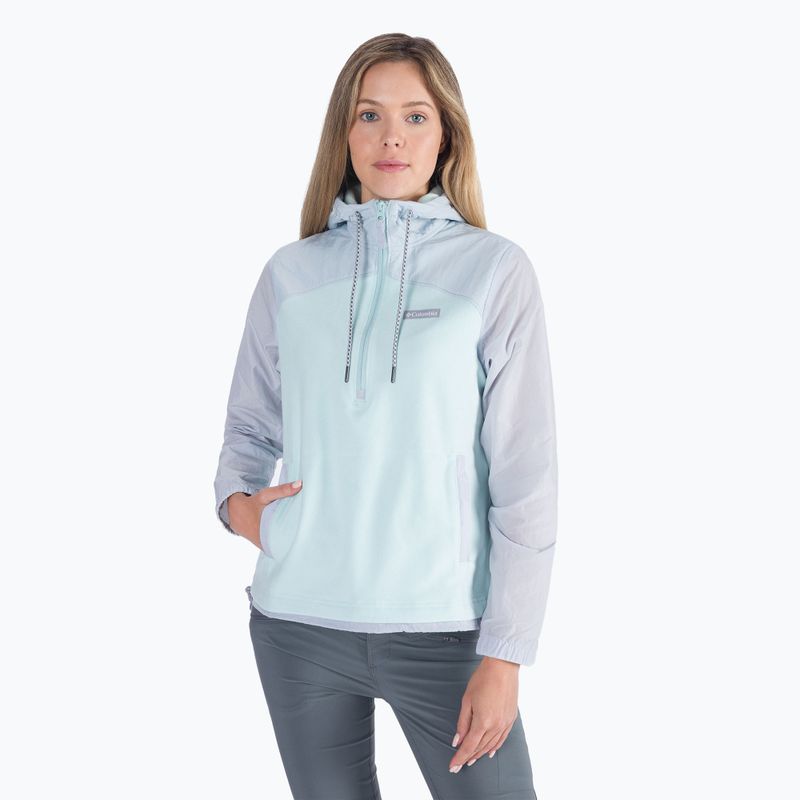 Felpa da trekking Columbia Ali Peak Overlay donna icy morn/cirrus grey