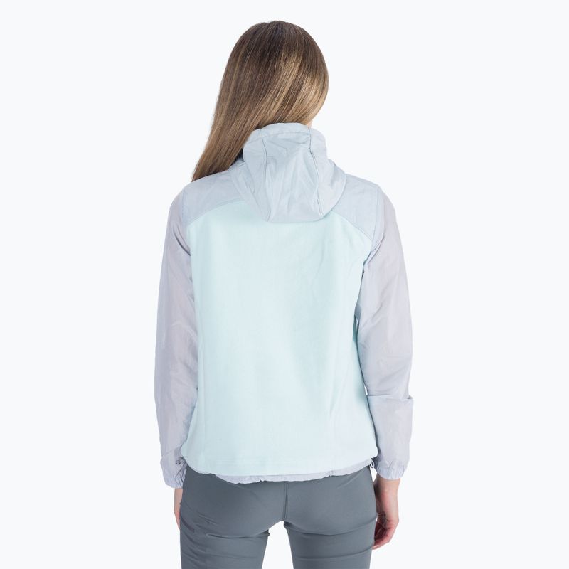 Felpa da trekking Columbia Ali Peak Overlay donna icy morn/cirrus grey 3
