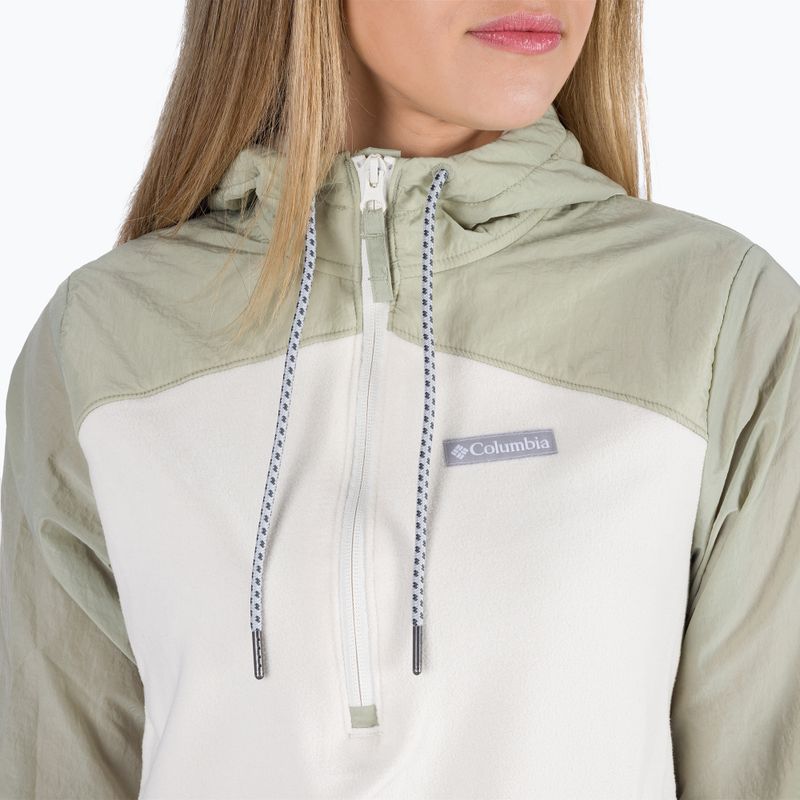 Felpa da trekking Columbia Ali Peak Overlay gesso/safari donna 6