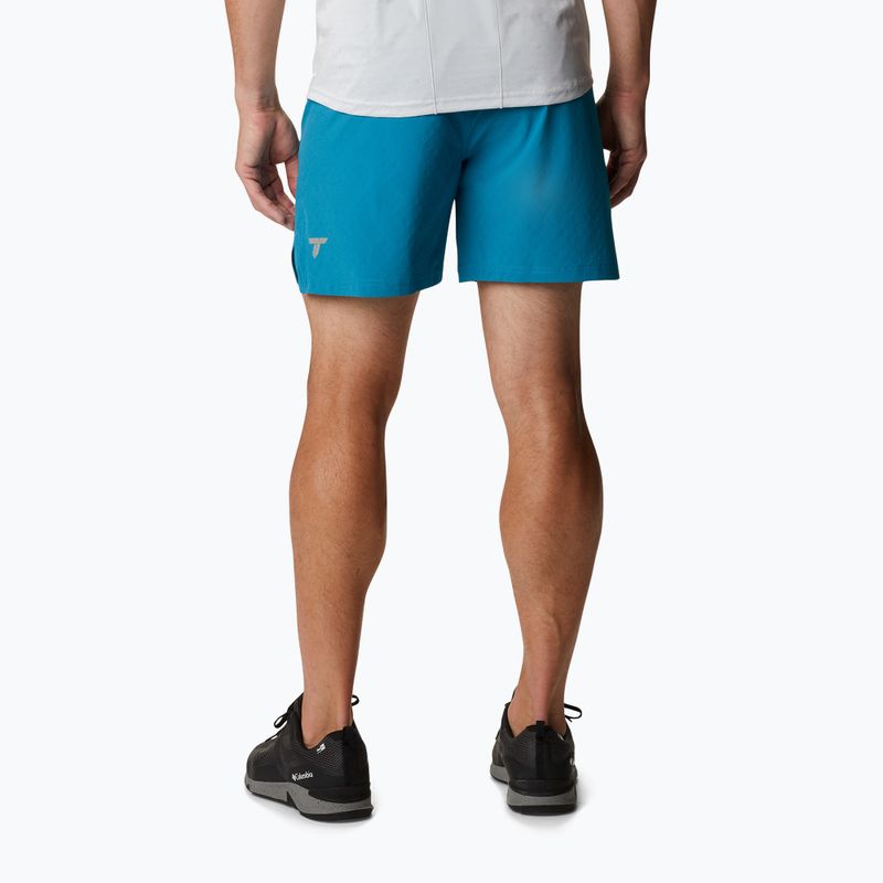 Pantaloncini da trekking Columbia Titan Pass LW deep marine per uomo 2
