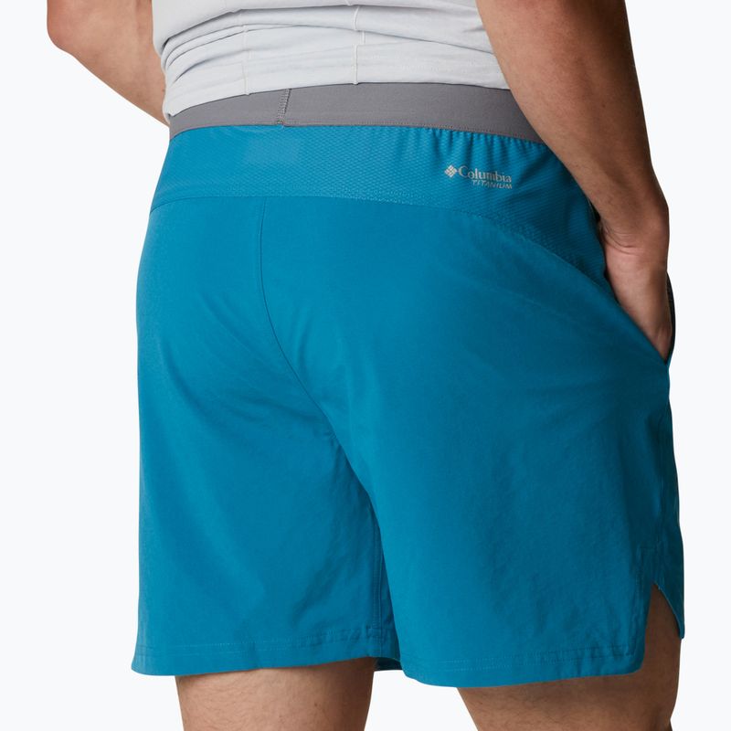 Pantaloncini da trekking Columbia Titan Pass LW deep marine per uomo 5