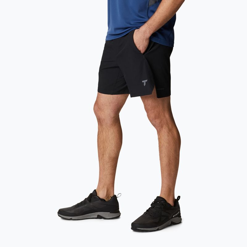 Pantaloncini da trekking Columbia Titan Pass LW da uomo, nero 3