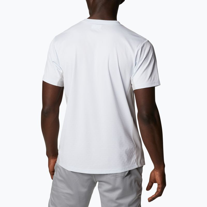 Columbia Zero Ice - Camicia da trekking da uomo Cirro bianco/notte con grafica nightscape 4