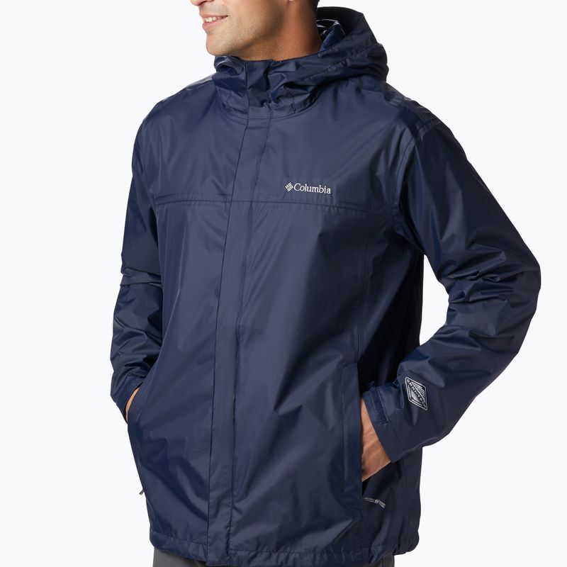 Giacca da pioggia Columbia Watertight II da uomo, colore blu scuro 3