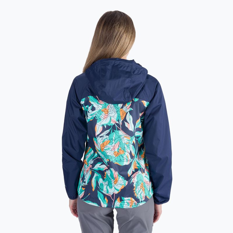 Columbia giacca antipioggia donna Street nocturnal leafy lines multi print/noctu 2