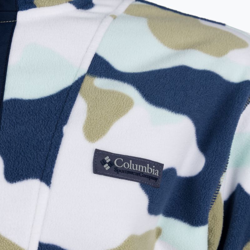 Columbia Back Bowl felpa in pile da uomo savory mod camo/collegiate navy 3