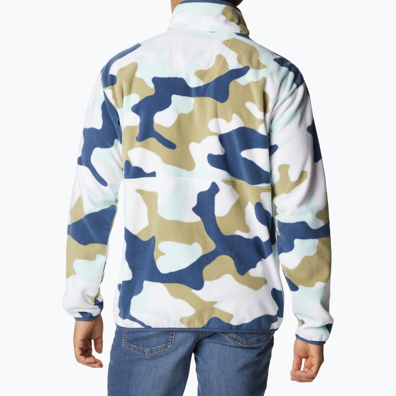 Columbia Back Bowl felpa in pile da uomo savory mod camo/collegiate navy 2