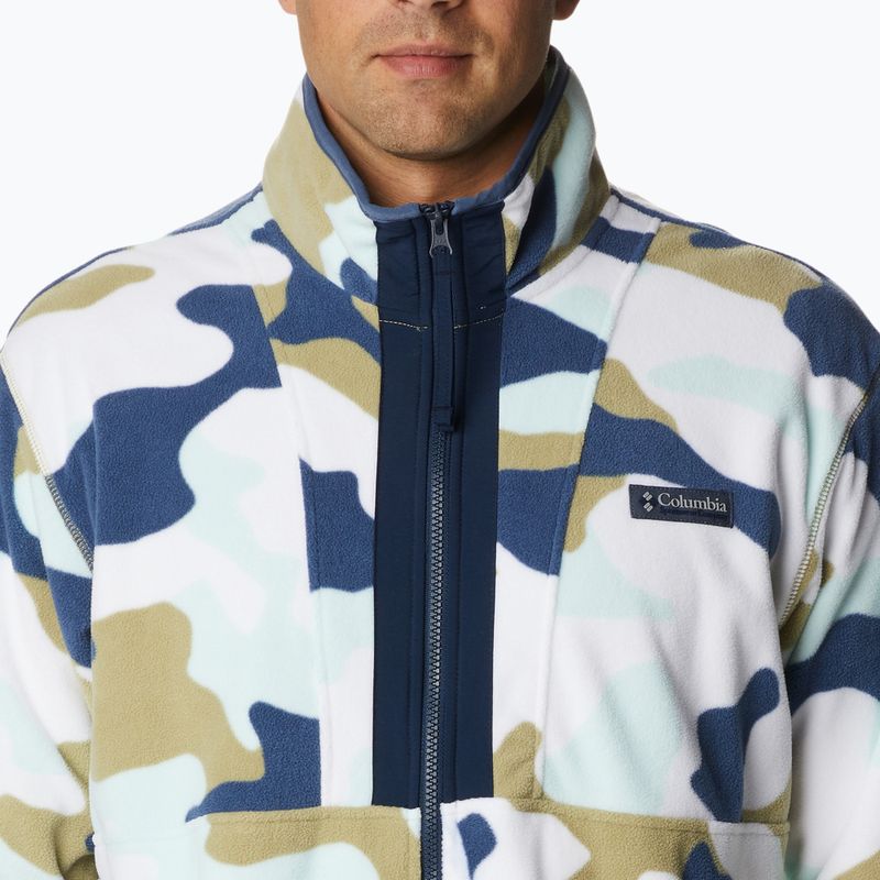 Columbia Back Bowl felpa in pile da uomo savory mod camo/collegiate navy 9