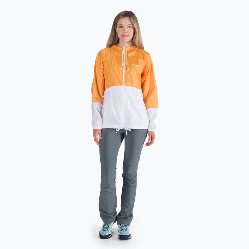 Giacca a vento Columbia Flash Forward donna mango/bianco 7
