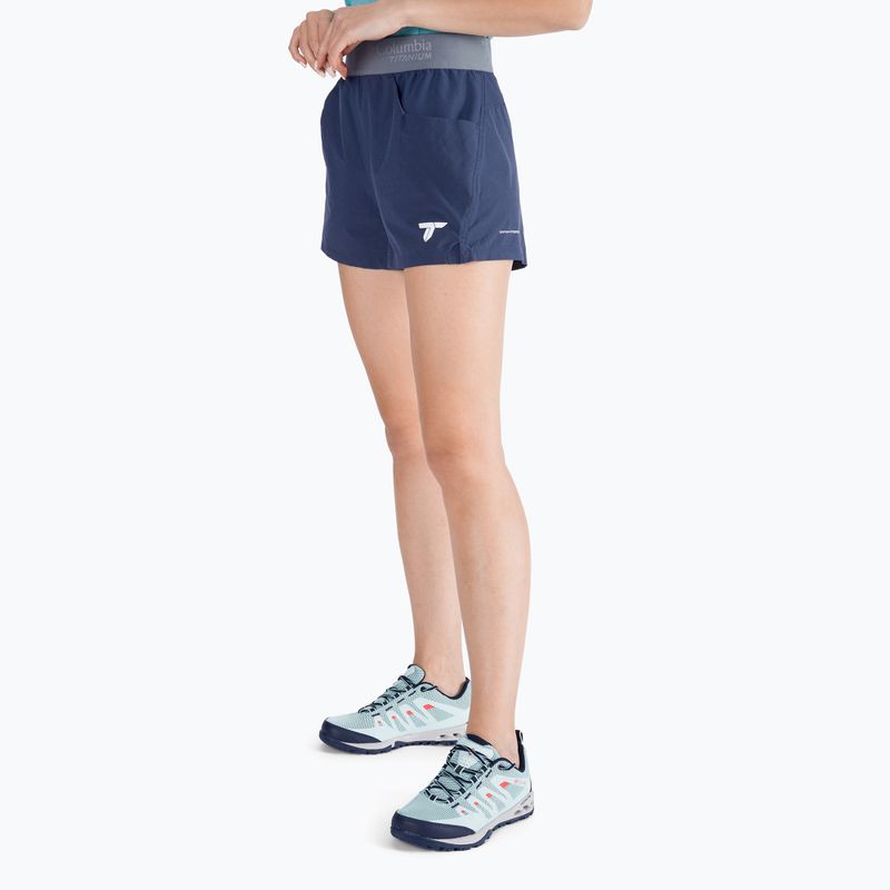 Pantaloncini da trekking Columbia Titan Pass LW da donna notturni 4