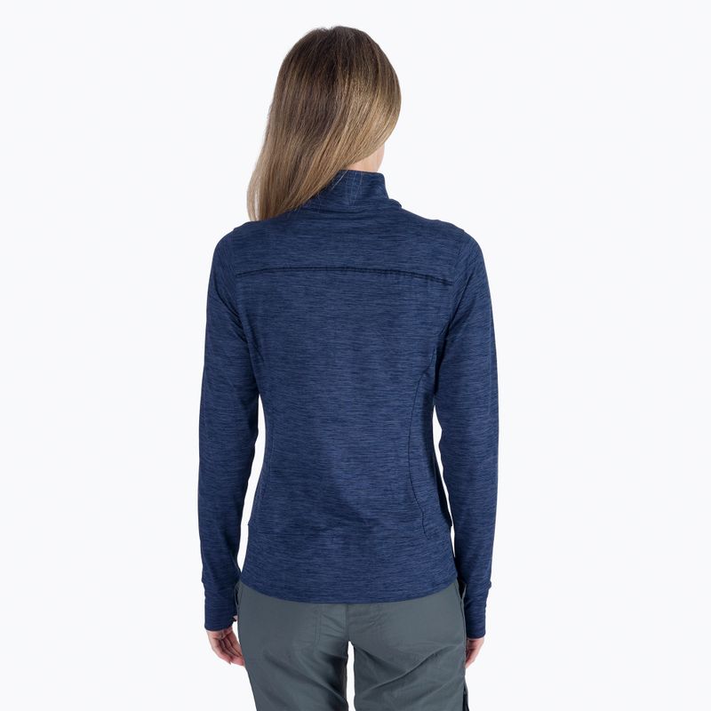 Felpa da trekking Columbia Weekend Adventure da donna dark nocturnal heather 4