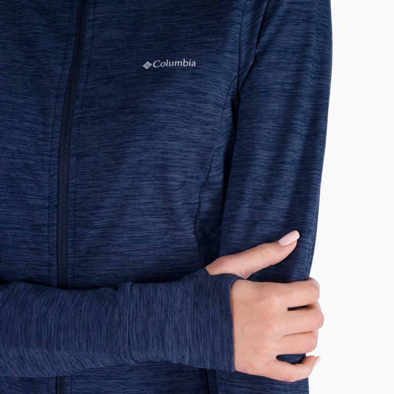 Felpa da trekking Columbia Weekend Adventure da donna dark nocturnal heather 6