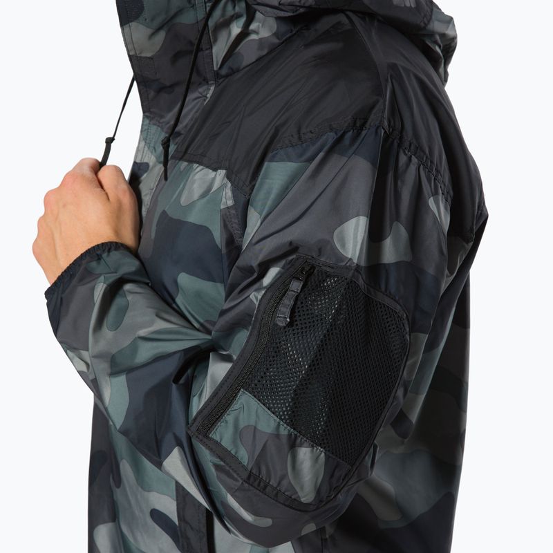 Giacca a vento Columbia Challenger nero mod camo stampato/nero da uomo 4