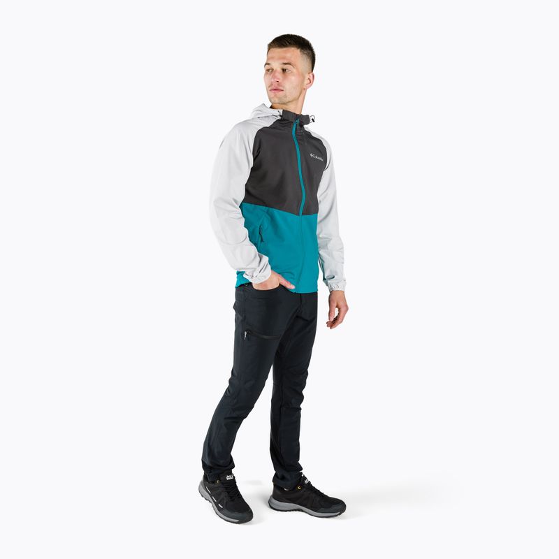 Giacca softshell Columbia Panther Creek uomo deep marine/shark/nimbus grigio 2