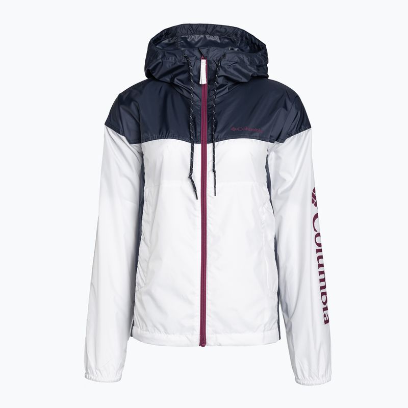 Giacca a vento Columbia Flash Challenger Novelty bianca/notturna da donna