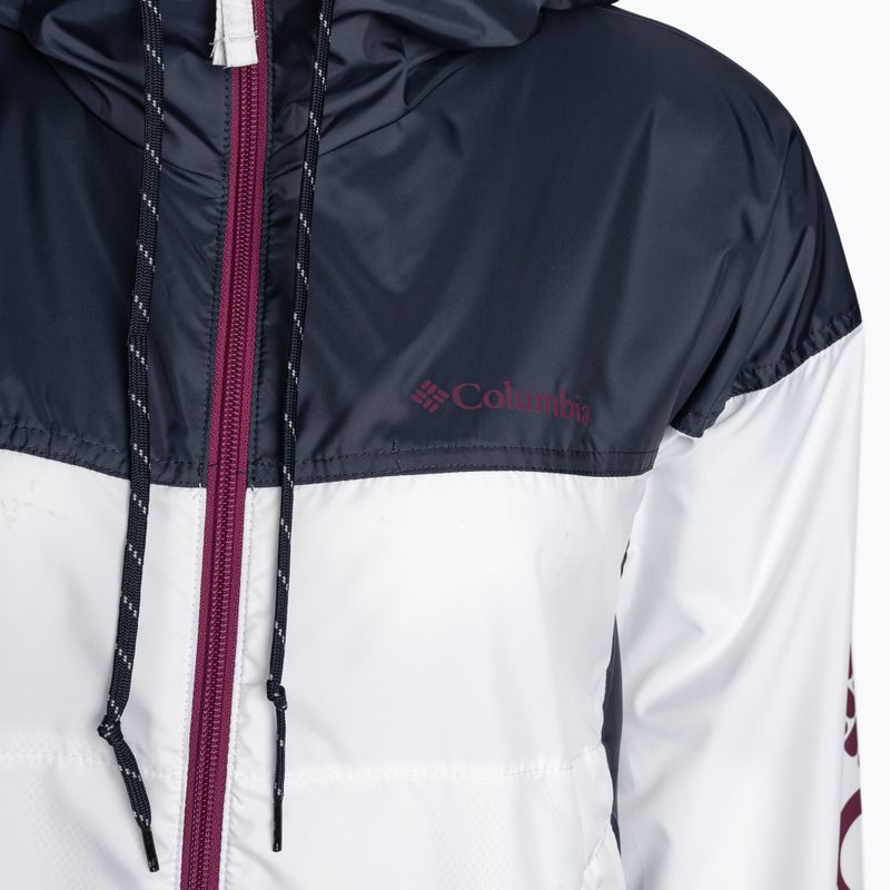 Giacca a vento Columbia Flash Challenger Novelty bianca/notturna da donna 3