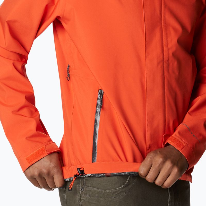 Giacca da pioggia Columbia Earth Explorer da uomo, rosso quarzo 14